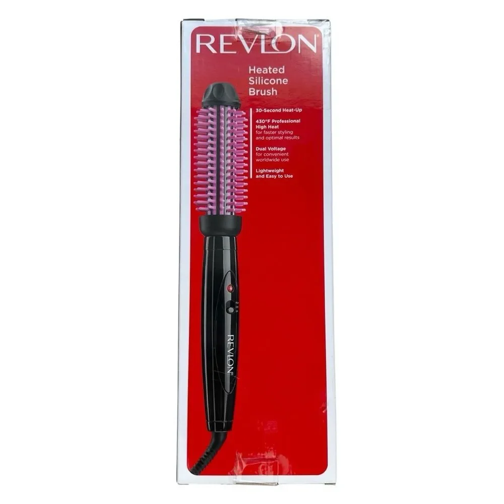 🔃Revlon Pro Collection Heated Silicone Bristle Barrel Brush